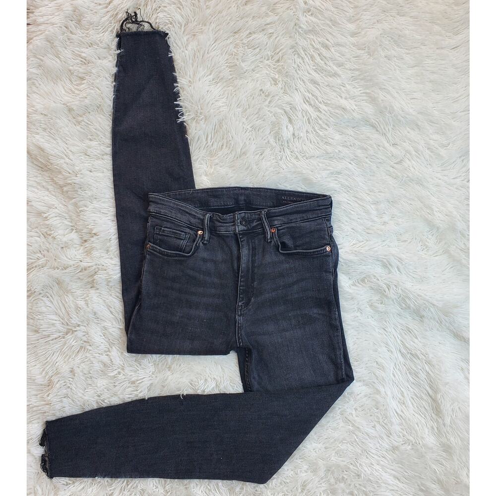 Allsaints Dax Black Skinny Jeans 28 / 6